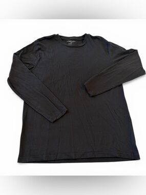 Unbound Merino Wool Base Layer Shirt Men’s XLarge Black Long Sleeve Crew Neck